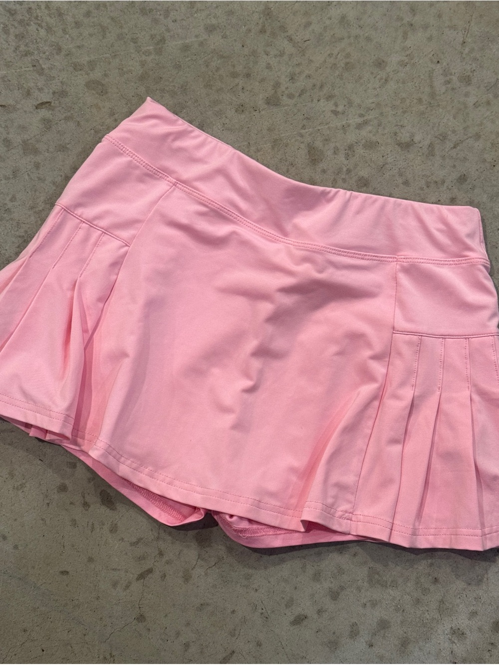 Light Pink Pleated Tennis Skort - Picture 1 of 3